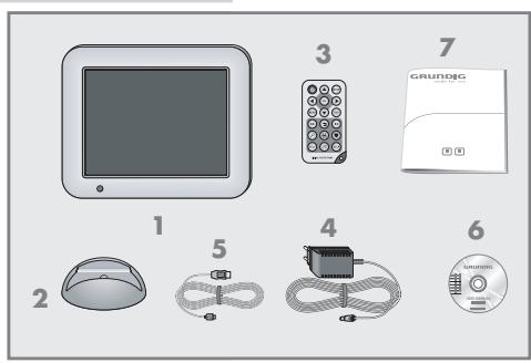 GRUNDIG GPF 6885 - Contenu de la livraison - 1