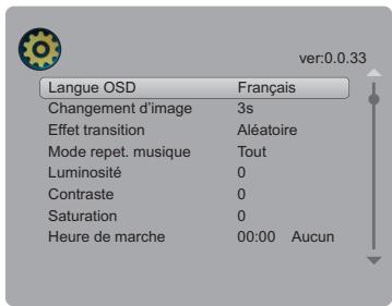 GRUNDIG GPF 6885 - Sélection de la langue du menu de l'écran - 1