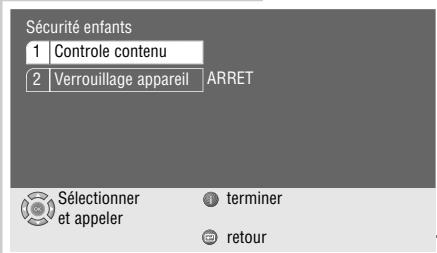 GRUNDIG MALAGA SE 1230 - Autorisation du contenu du DVD - 1