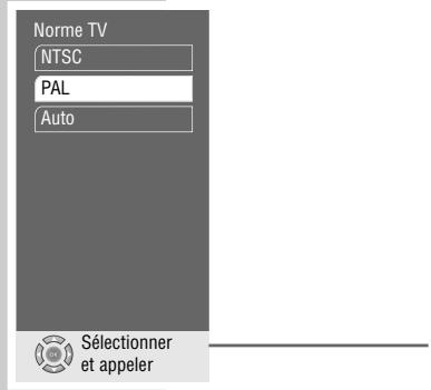 GRUNDIG MALAGA SE 1230 - Sélection de la langue des menus écran - 1