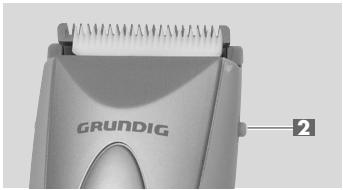 GRUNDIG MC 9540 HAARSCHNEIDER, A/N, PRO-LINE - Coupe des cheveux - 2