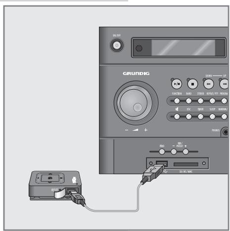 GRUNDIG MPAXX 940 - Recharge de la batterie - 1