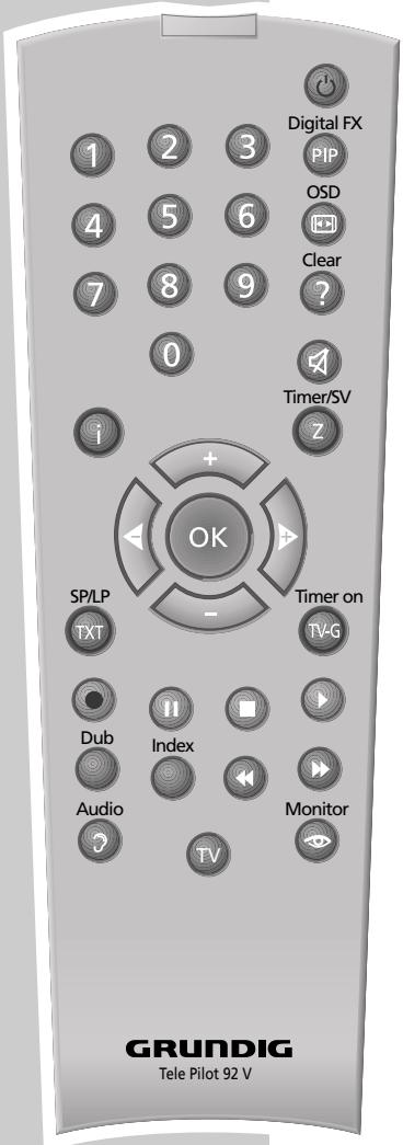GRUNDIG PALERMO SE 1400 SV - COMMANDE A DISTANCE - 1