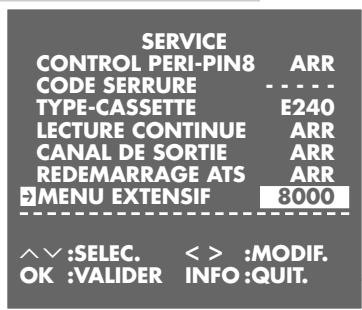 GRUNDIG PALERMO SE 1400 SV - Entrée de la longueur de la cassette - 2