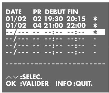 GRUNDIG PALERMO SE 1400 SV - Suppression de données d'enregistrement - 1