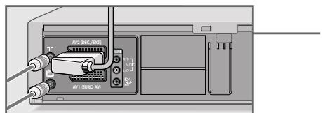 GRUNDIG SEVILLA SE 1405 HIFI/NIC - Raccordement du téléviseur et du module vcr-sat grundig - 4