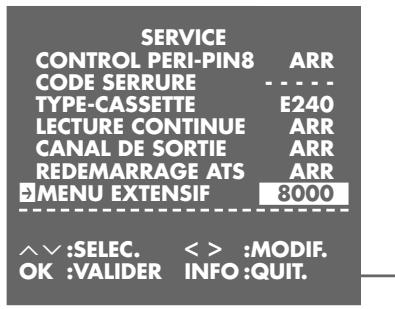 GRUNDIG SEVILLA SE 1405 HIFI/NIC - Entrée de la longueur de la cassette - 4