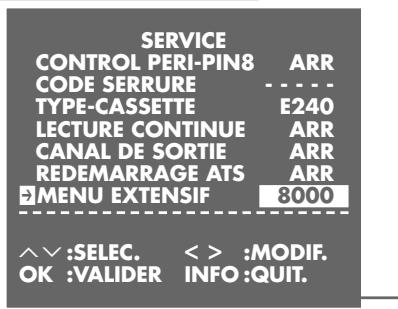 GRUNDIG SEVILLA SE 1405 HIFI/NIC - Entrée de la longueur de la cassette - 6