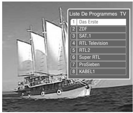 GRUNDIG SINIO DTR 6110 S - Les Listes de Programmes TV et Radio - 1