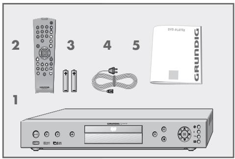 GRUNDIG XENARO GDP 4300 /1 - Contenu de l'emballage - 1