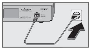 GRUNDIG XENARO GDP 4300 /1 - Raccordement du câble secteur - 1