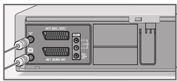 GRUNDIG XERIA GV 5153 HIFI - Raccordement de l'antenne, du téléviseur et du module vcr-sat grundig - 2