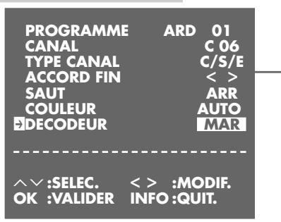 GRUNDIG XERIA GV 5153 HIFI - Programmation de numéro de chaîne pour le décodeur - 2
