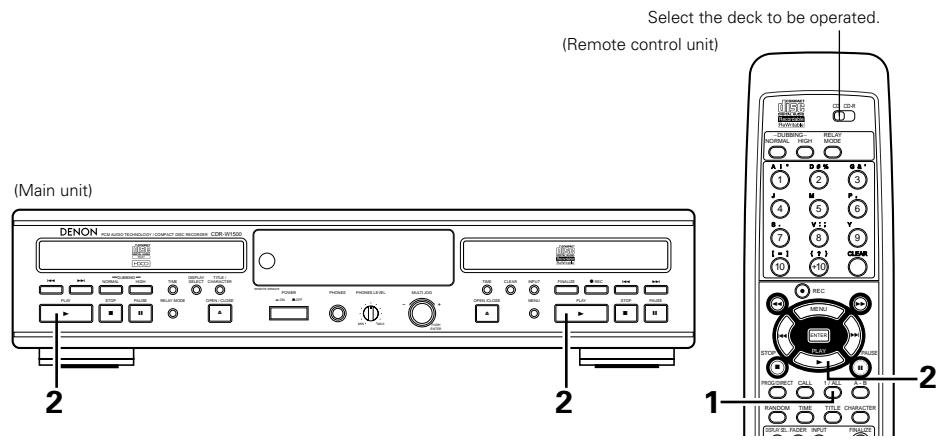 DENON CDR-W1500 - NOTES: - 2