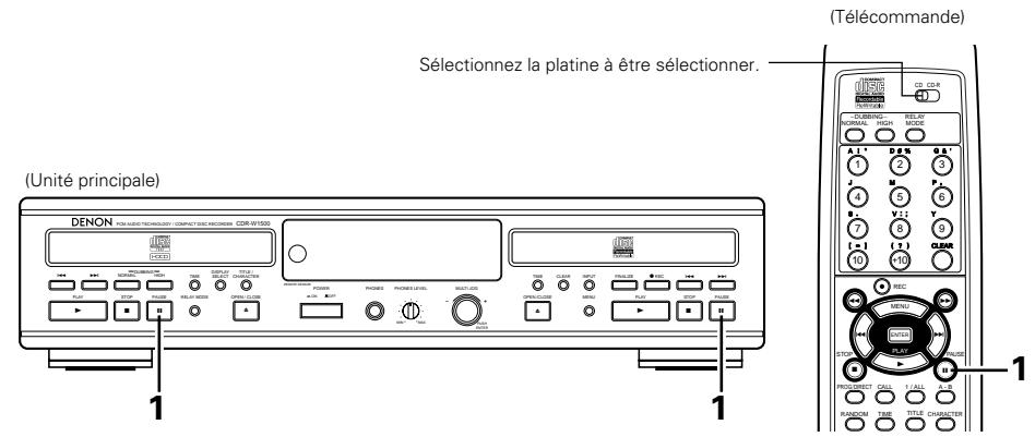 DENON CDR-W1500 - Déplacement avant au début de la piste suivante - 3