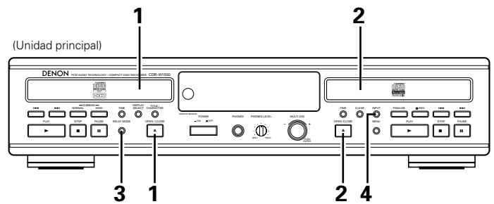 DENON CDR-W1500 - Modo dual - 2