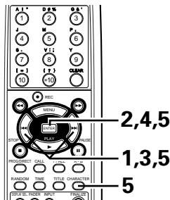 DENON CDR-W1500 - Setting of the Custom Index - 2