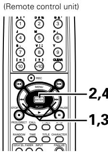 DENON CDR-W1500 - Fade-out time setting - 2