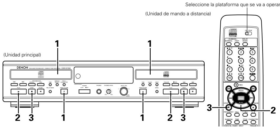 DENON CDR-W1500 - Comienzo de la reproduccion - 1