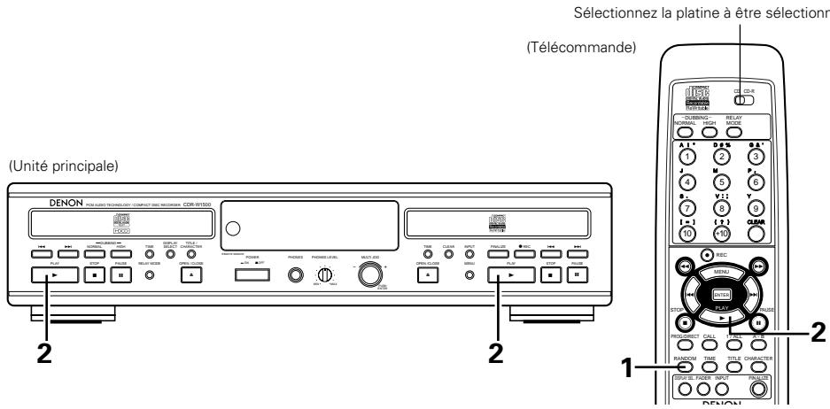 DENON CDR-W1500 - Lecture en ordre aléatoire - 1