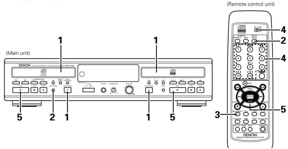 DENON CDR-W1500 - Mix mode - 1