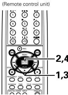 DENON CDR-W1500 - Fade-in time setting - 2