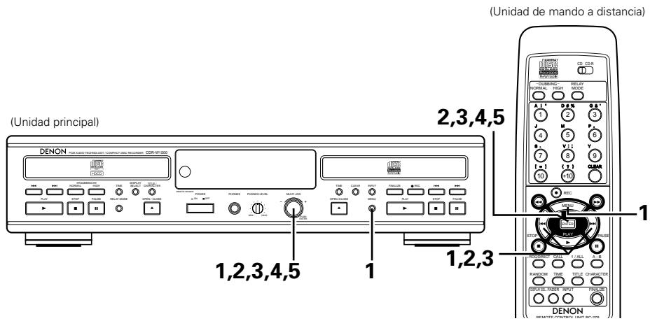 DENON CDR-W1500 - Borrado de titulos de pistas - 2