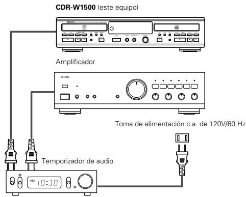 DENON CDR-W1500 - Reproduccion por temporizador - 1