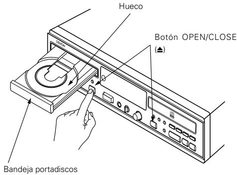 DENON CDR-W1500 - ■ Inserción de discos - 1