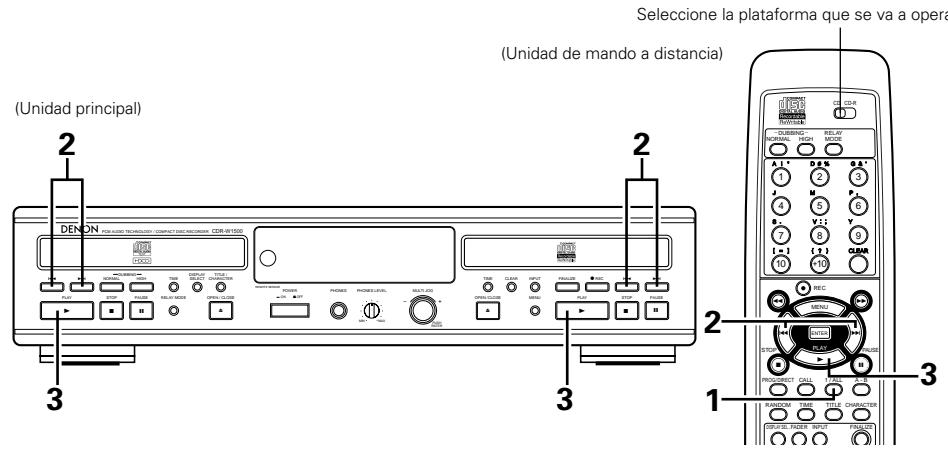 DENON CDR-W1500 - Reproduccion repetida - 1