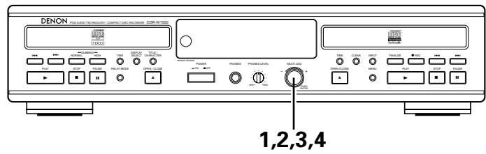 DENON CDR-W1500 - Timer play mode setting - 1