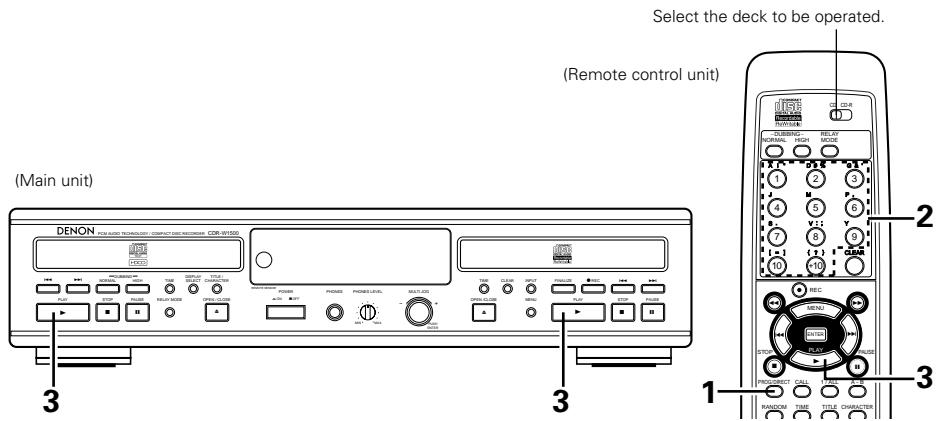 DENON CDR-W1500 - Moving ahead to the beginning of the next track - 7