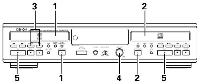 DENON CDR-W1500 - NOTES: - 1