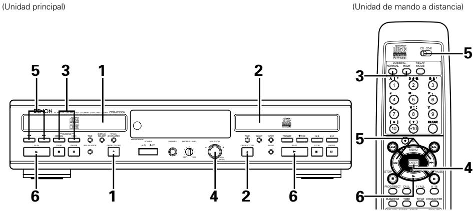 DENON CDR-W1500 - NOTA: - 1