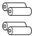 DENON DRA-685 - Check that the following parts are included in addition to the main unit: - 3