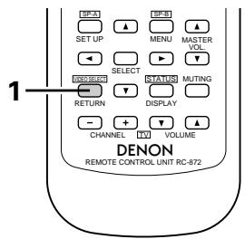 DENON DRA-685 - Lecture simultanée - 2