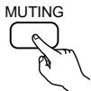 DENON DRA-685 - Using the muting function - 2