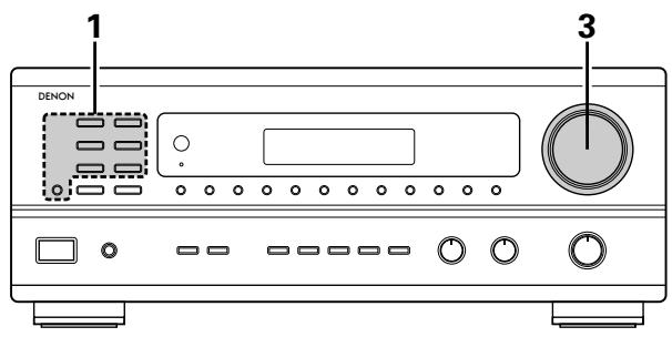 DENON DRA-685 - Lecture de la source de programme - 1