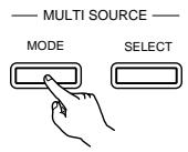 DENON DRA-685 - Lecture d'une source autre que celle en cours de lecture dans une autre pièce (MULTI) mode - 4