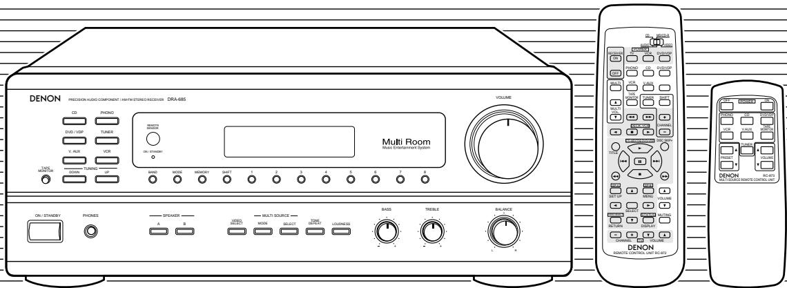 DENON DRA-685 - MODE D'EMPLOI - 1