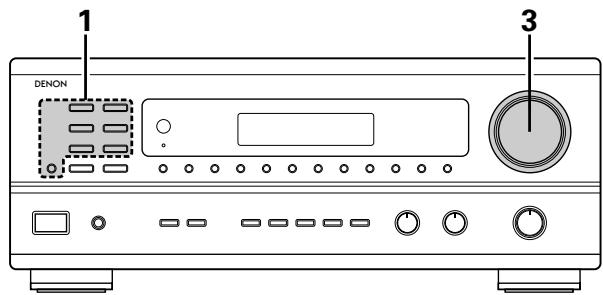 DENON DRA-685 - Playing the program source - 1