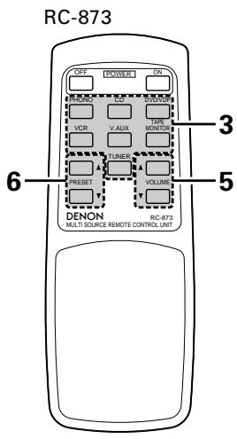 DENON DRA-685 - Lecture d'une source autre que celle en cours de lecture dans une autre pièce (MULTI) mode - 3