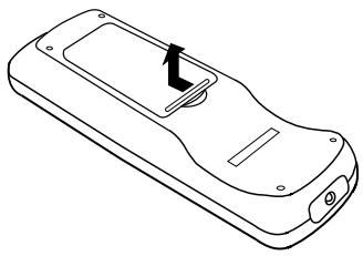 DENON DCD-685 - Het inleggen van de batterijen - 1