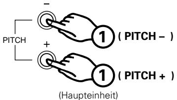 DENON DCD-685 - Wiedergabe-Geschwindigkeit umstellen - 1