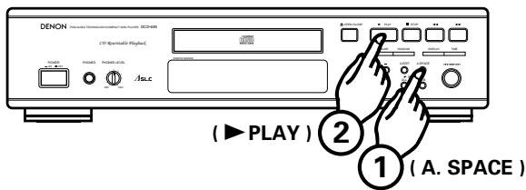 DENON DCD-685 - Riproduzione ripetuta di una sezione desiderata ...... Ripetizione A-B - 5