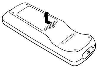 DENON DCD-685 - Einlegen der Trockenzell-Batterien - 1