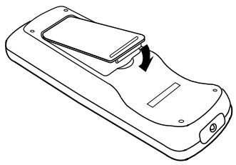 DENON DCD-685 - Colocação das pilhas secas - 3