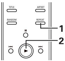 DENON DCD-SA1 - [Wiederholung aller Titel] - 1