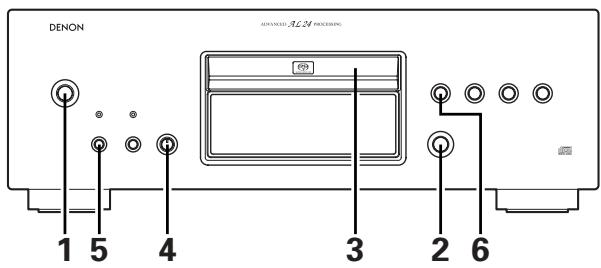 DENON DCD-SA1 - Demarrage de la reproduction - 1