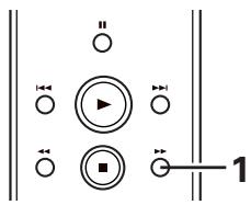 DENON DCD-SA1 - Recherche une plage en écoutant à grande vitesse (Télécommande uniquement) [Recherche Manuelle] - 1
